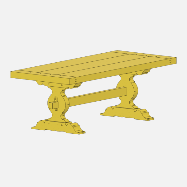 Trestle Table - Plans & Instructions - Image 2