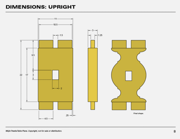 Trestle Table - Plans & Instructions - Image 3